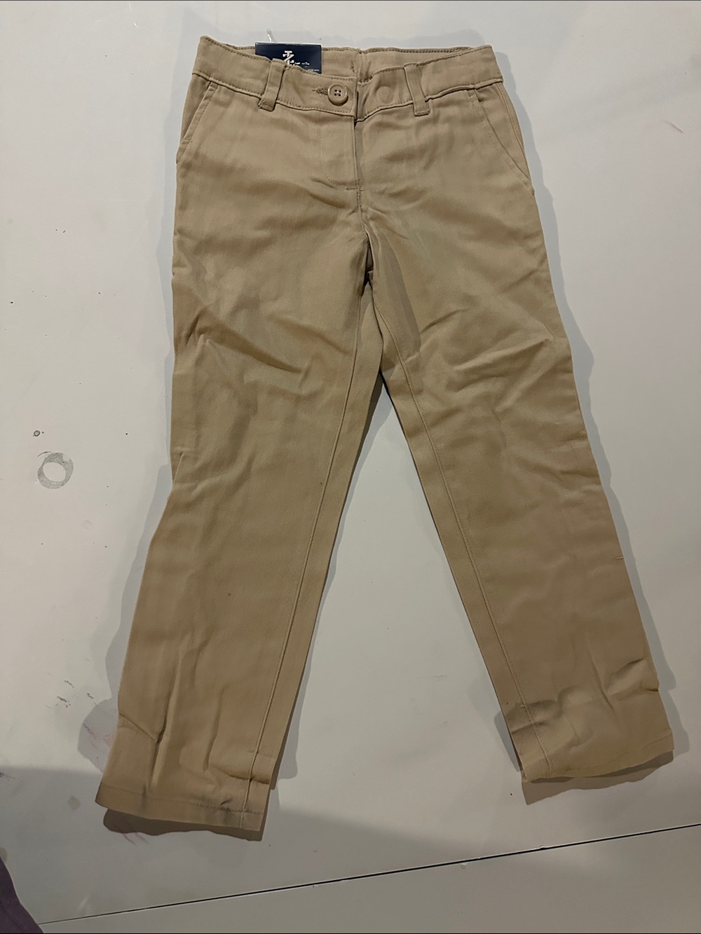 Girls Classic school uniform Chino Pants - Tan